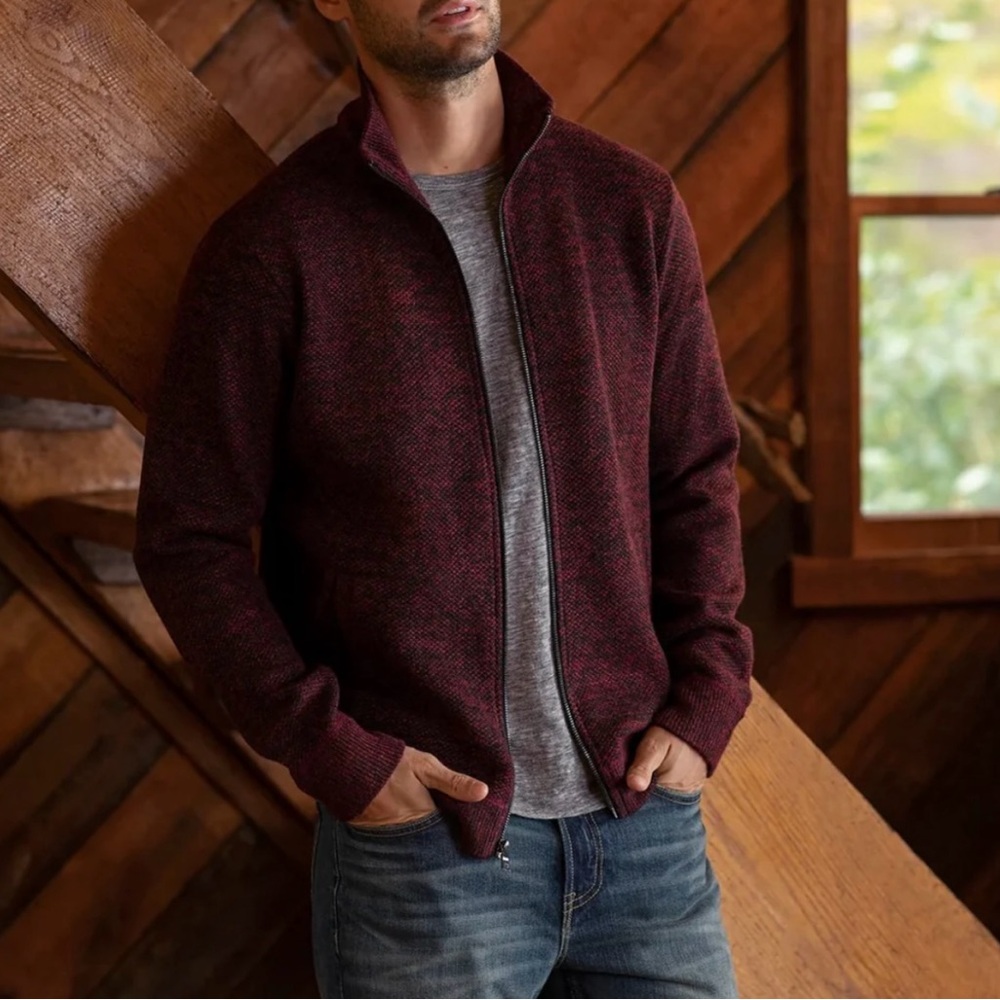 RHINELAND FLEECE-LINED FULL-ZIP SWEATER
NWT!! MAKE ME AN OFFER!